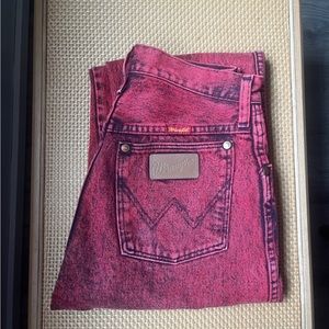 Vintage Red Wrangler Jeans